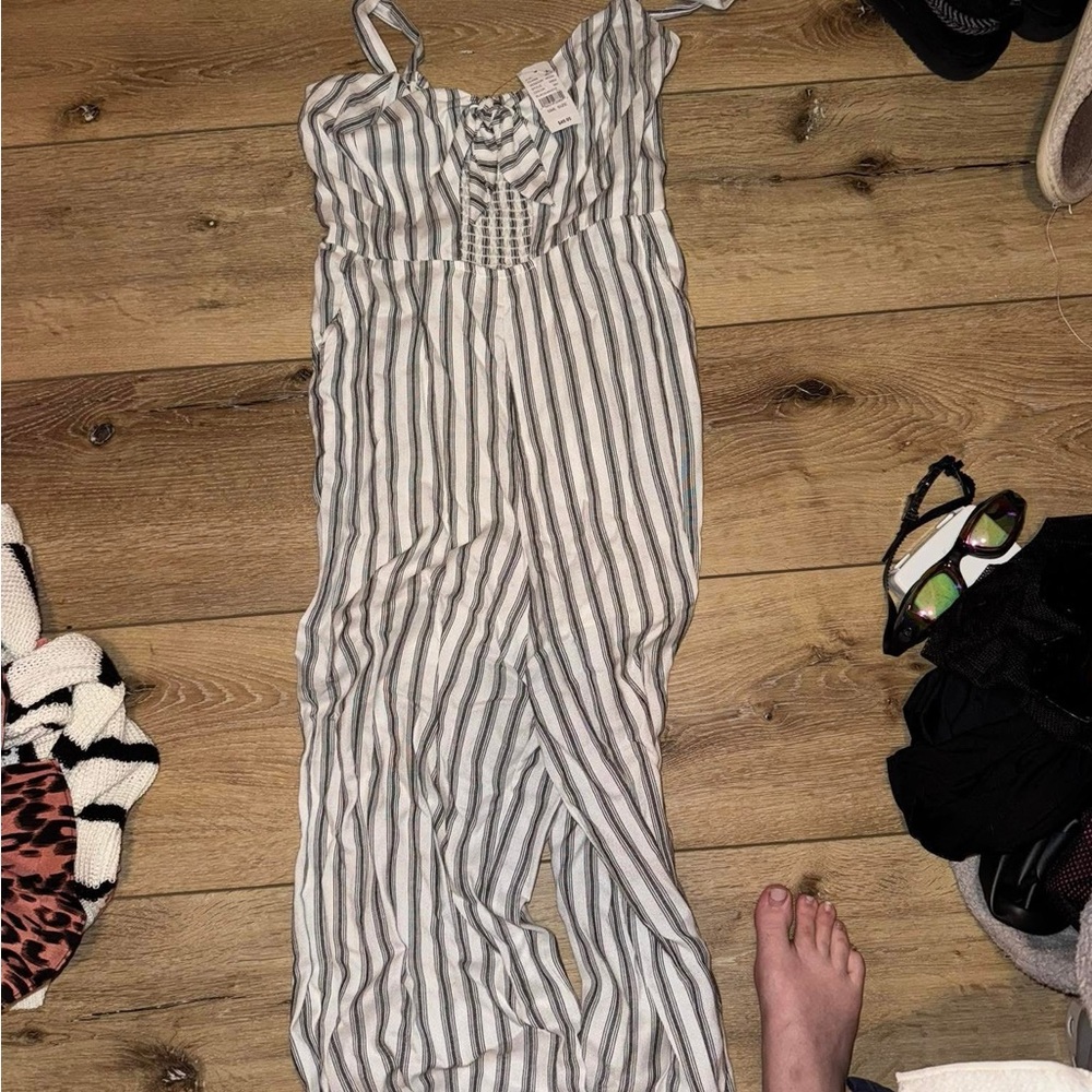 Striped Jumpsuit